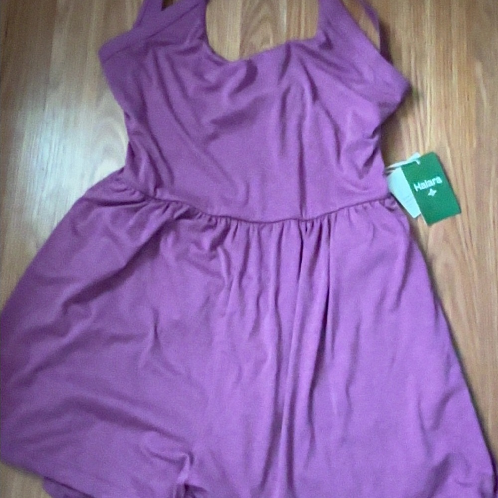 Purple Sleeveless Dress
